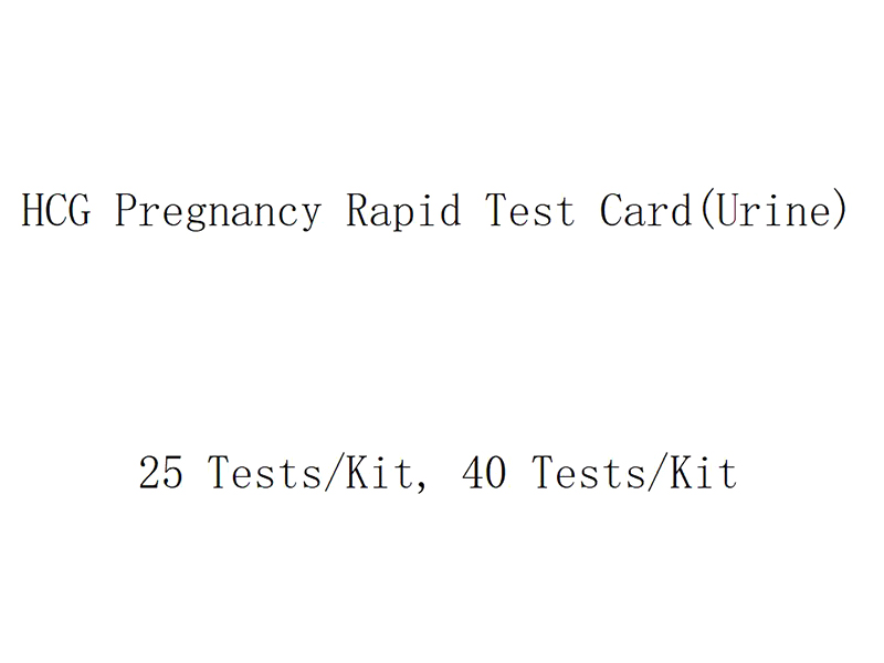 HCG Pregnancy Rapid Test Card