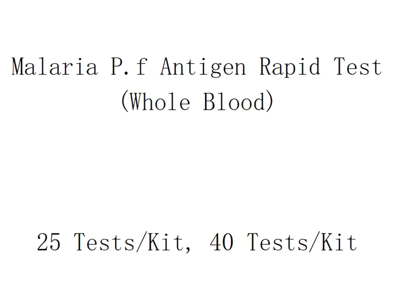 Malaria P.f Antigen Rapid Test
