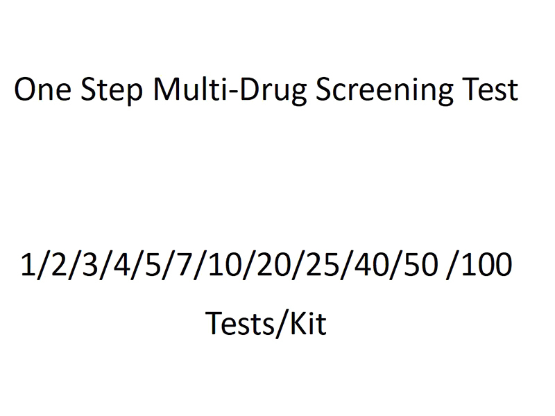 One Step Multi-Drug Screening Test